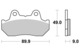 jarrupalat - SBS Ceramic ( etu / taka ) - Honda