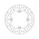 takajarrulevy Brembo - Husqvarna
