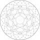 etujarrulevy Brembo ( kelluva ) - Suzuki