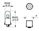 polttimo - 6v 2w Ba 9s