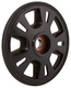 telapyörä - Lynx / Ski-Doo ( 180mm / 20mm ) musta