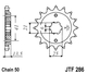 ketjuratas etu ( JT 286 ) 15z