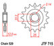 ketjuratas etu ( JT 715 ) 13z