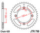 ketjuratas taka - alumiini ( JT 798 ) 52z