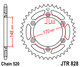 ketjuratas taka ( JTR 828 ) 48z