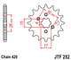 ketjuratas etu ( JT 252 ) - 14z