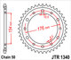 ketjuratas taka ( JTR 1340 ) 43z