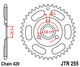 ketjuratas taka ( JT 255 ) 42z