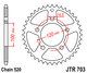 ketjuratas taka ( JTR 703 ) 44z