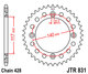 ketjuratas taka ( JTR 831 ) 46z