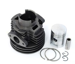 sylinteri ( puch ) + mäntä ( 12mm tapilla ) - 50cc - Tunturi "pappa", Sport