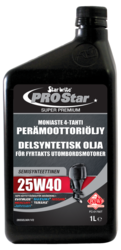 Star brite Moniaste 4-tahti 25W40 Perämoot.öljy synt. ( 1 litra )