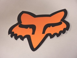 tarra - Fox Foxhead 4" - musta/oranssi