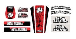 Sticker kits Factory Effex "Metal Mulisha punainen"