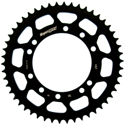 Supersprox Steel Rear sprocket KA KX80/85 Black 49z ( 420 jako )