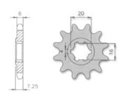 ketjuratas etu 15h TS50XK