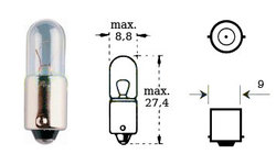 polttimo - 6v 4w Ba 9s