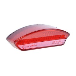 Takalyhty LED - Punainen, rek.valolla