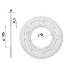 ketjuratas taka Aprilia RX50 ´98-05 ( 51z )