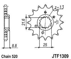 ketjuratas etu ( JT 1309 ) 14z