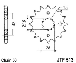 ketjuratas etu ( JT 513 ) 17z