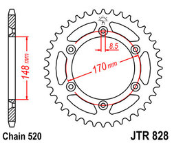 ketjuratas taka ( JTR 828 ) 48z