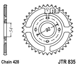 ketjuratas taka ( JTR 835 ) 49z