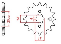 ketjuratas etu - 16z ( kiina crossit )