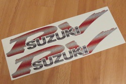tankintarrat - Suzuki PV50 ( punainen/kimalle hopea )