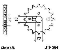 ketjuratas etu ( JT 264 ) 16z