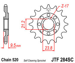 ketjuratas etu ( JT 284 ) 13z