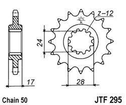 ketjuratas etu ( JT 295 ) 15z