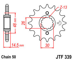 ketjuratas etu ( JT 339 ) 17z