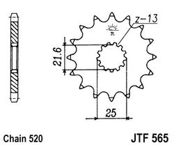 ketjuratas etu ( JT 565 ) 13z