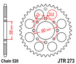 ketjuratas taka ( JTR 273 ) 45z