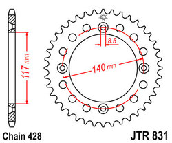 ketjuratas taka ( JTR 831 ) 46z