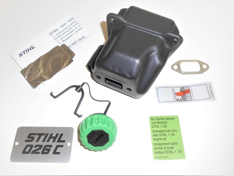 katalysaattorisarja - Stihl "original" 024, 026, 026C, MS260, MS260C katalysaattorisarja - Stihl "original" 024, 026, 026C, MS260, MS260C