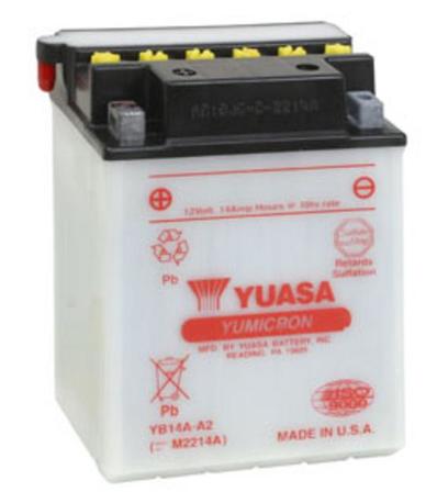 akku Yuasa YB14A-A2 akku Yuasa YB14A-A2