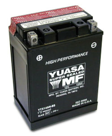 akku Yuasa YTX14AH-BS