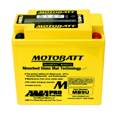 akku Motobatt - MB9U akku Motobatt - MB9U
