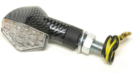 vilkkupari LED, carbon varrella vilkkupari LED, carbon varrella