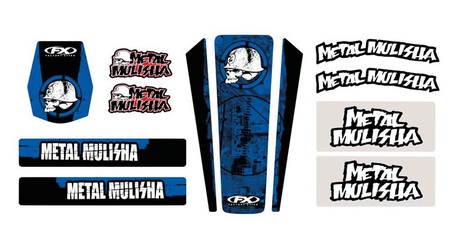 Sticker kits Factory Effex "Metal Mulisha sininen" Sticker kits Factory Effex "Metal Mulisha sininen"