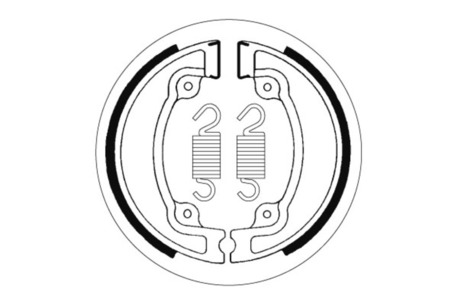 takajarrukengät Honda TRX70 86-87, SBS 2041 / Can-Am DS50-DS90 takajarrukengät Honda TRX70 86-87, SBS 2041 / Can-Am DS50-DS90