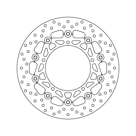 etujarrulevy Brembo ( kelluva ) - Yamaha