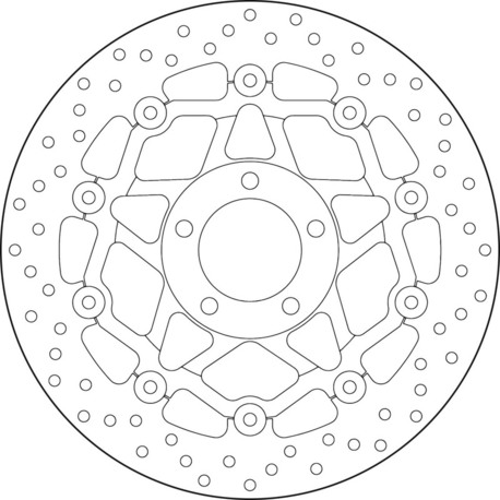 etujarrulevy Brembo ( kelluva ) - Suzuki