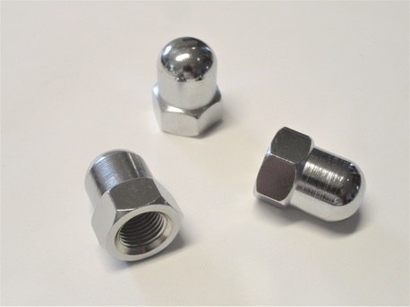 kupumutteri kromattu - M10x1