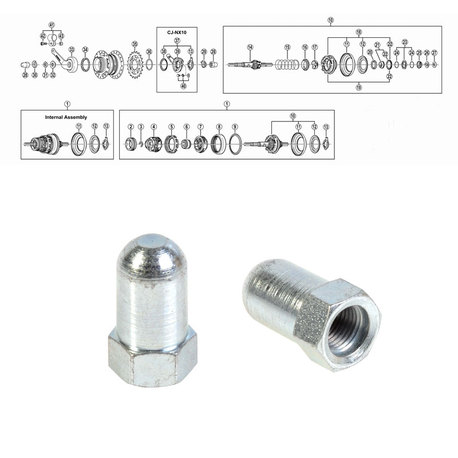 kupumutteri 3/8 - Shimano 7-v kupumutteri 3/8 - Shimano 7-v