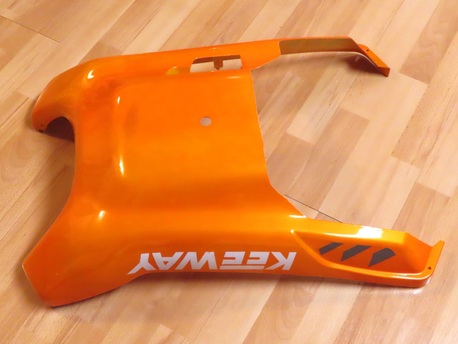 alakate - Keeway RY6 - oranssi, valkoiset tarrat