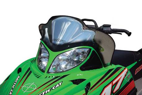 tuulisuoja "Cobra" Arctic Cat ( M-series ) kromi/musta/medium