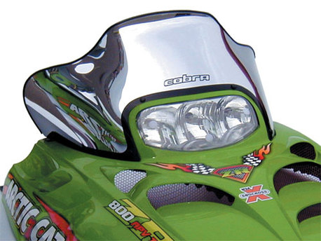tuulisuoja "Cobra" Arctic Cat ( ZR3-series ) kromi - 16.25" tuulisuoja "Cobra" Arctic Cat ( ZR3-series ) kromi - 16.25"